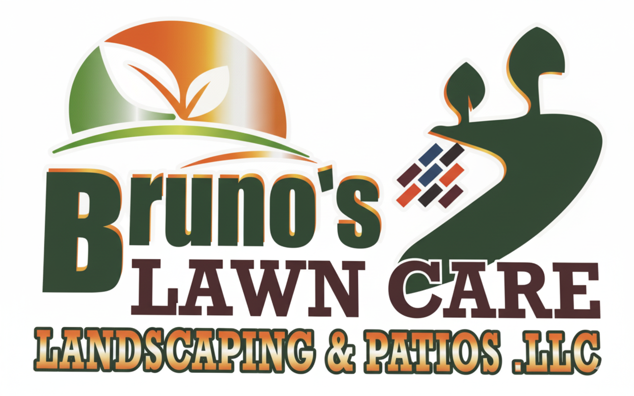 Bruno's Lawn Care Logo